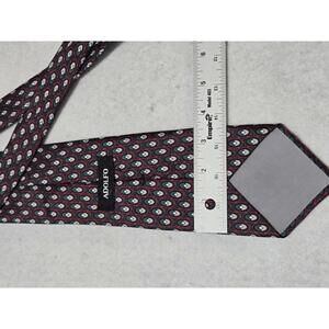Vintage Adolfo Geometric Tie – 3.5” Width – 90s Pattern